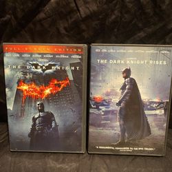The Dark Knight and The Dark Knight Rises DVD
