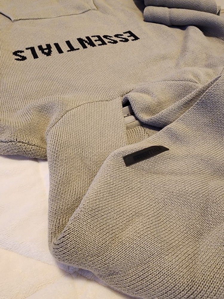 Essential Knit Hoodie Size Xl