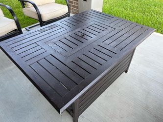Outdoor Propane Fire Pit Table