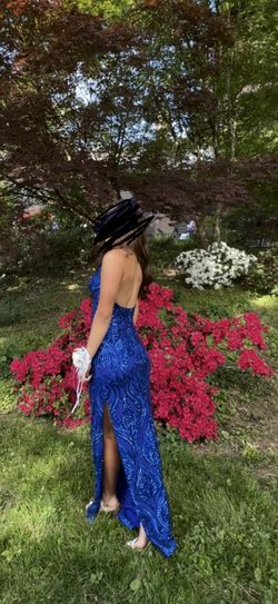 Blue Prom Or Winter formal dress