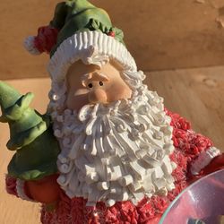 Santa candy holder 6 inches tall