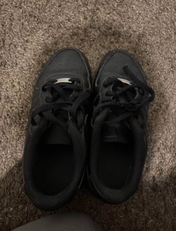 Black Air Forces Size 6