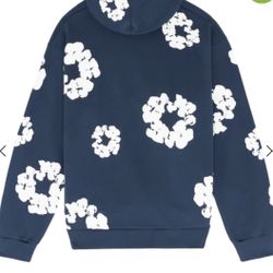 Denim Tears Navy Blue Cotton Wreath Hoodie – Medium – 1 of 1 Replica (No Packaging)