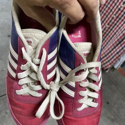 Adidas Women’s red pink purple Tennis shoes size 7