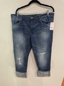 NWT Joe Fresh Style Women's Jeans Size 32 (14) Boot Cut Medium  Blue Mid Rise