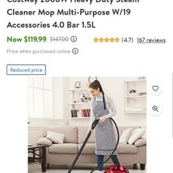 Steam cleaner Mop(excellent Condition)(firm on Price)(no Lower Price 