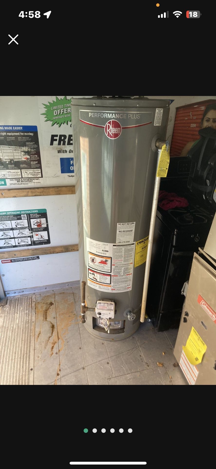 Rheem Hot Water tank