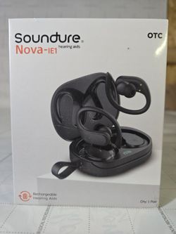 New Soundure Nova IE1 Rechargeable OTC Hearing Aids Amplifiers