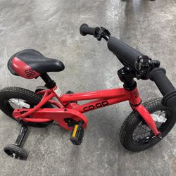 REI CO OP Cycles REV 12 Kids Bike With Training Wheels