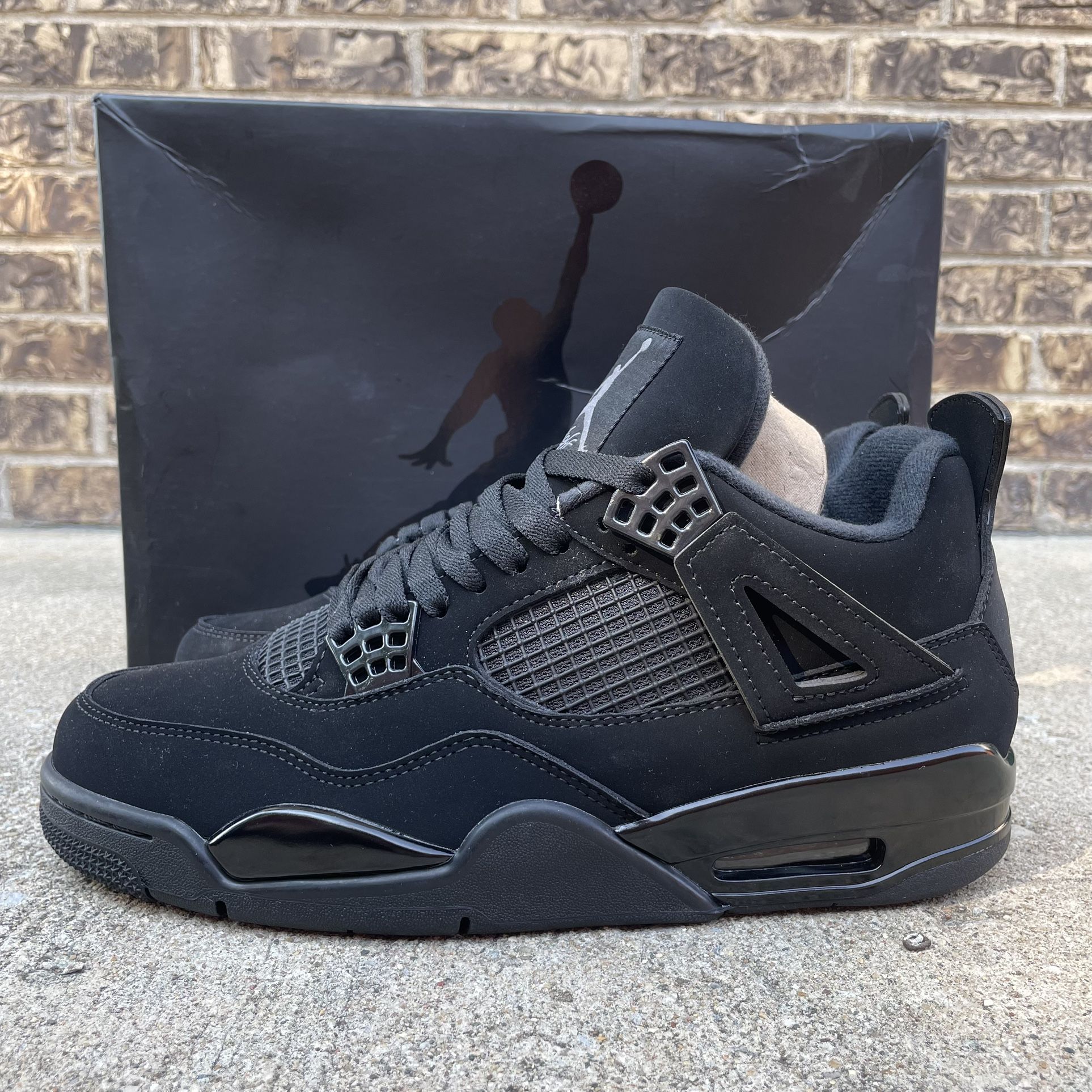 🔥 Air Jordan 4 “Black Cat” – Men’s 8 / Women’s 9.5 🔥