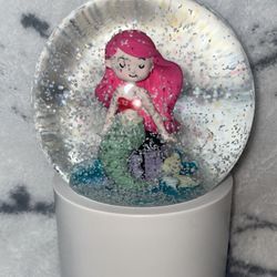 Little Mermaid Music Snow Globe
