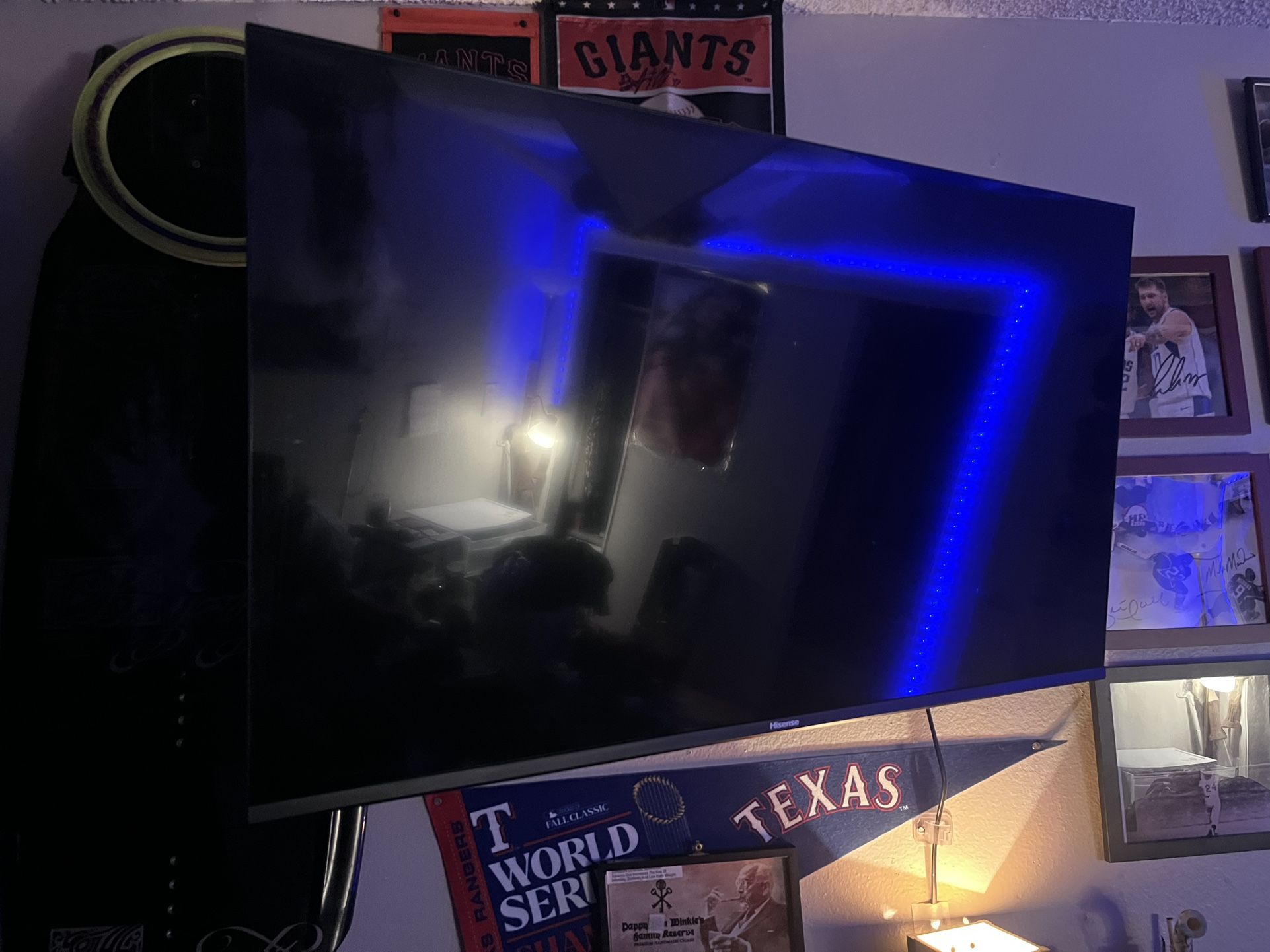 Two 2023 Model TVs 45 In With Wall Mount And 35in Vizio With Roku