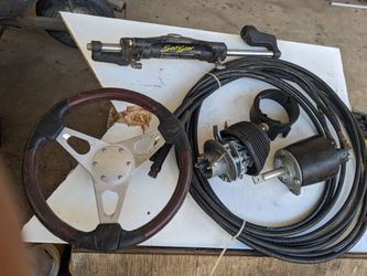 Steering system for 25 foot boat