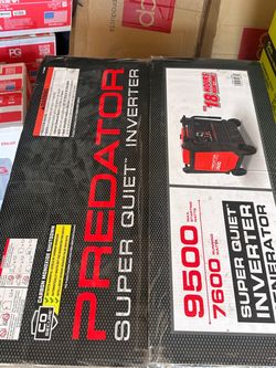 Predator 9500 Super Quiet Inverter Generator