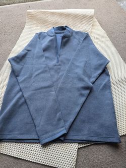 Mens large Adidas size LG pull over quarter zip