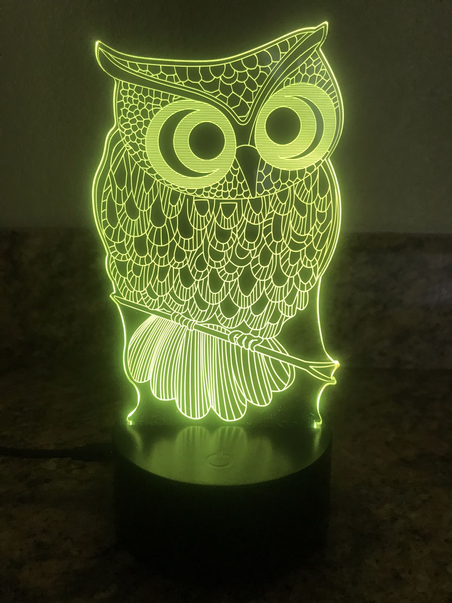 Beautiful owl 🦉 3D lamp !