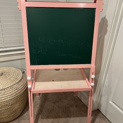 Kids Art easel (3-in-1) Chalk Board / Dry Erase/ Paper