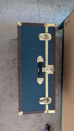 Vintage Steamer Trunk with Tray