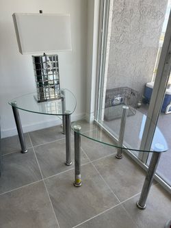 3 Set Glass Coffee Table