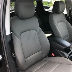 Leather Car Seats Gray