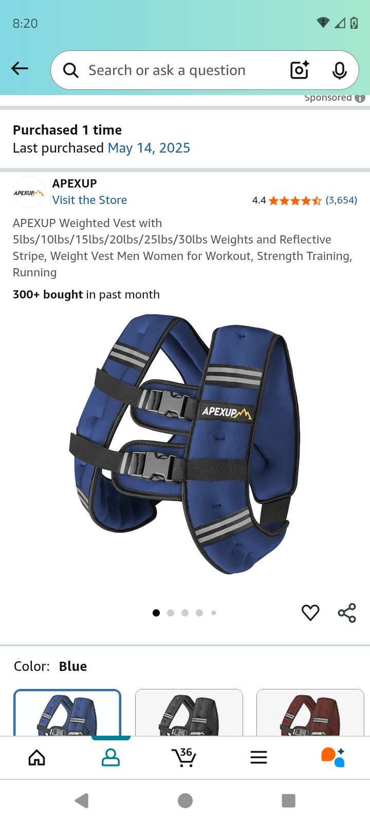 20 Lb Weighted Vest