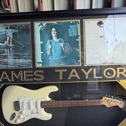 James Taylor signed Guitar