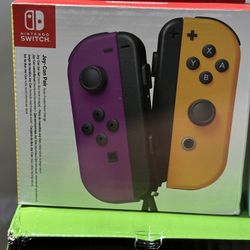 Genuine Nintendo Joycons Wario Colors 