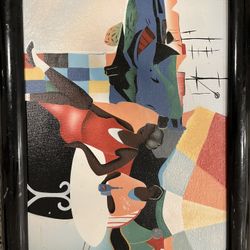 Abstract oil, painting