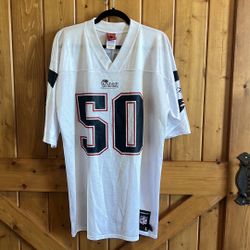 NFL New England Patriots #50 Mike Vrabel Reebok Players Inc Jersey Size: Large