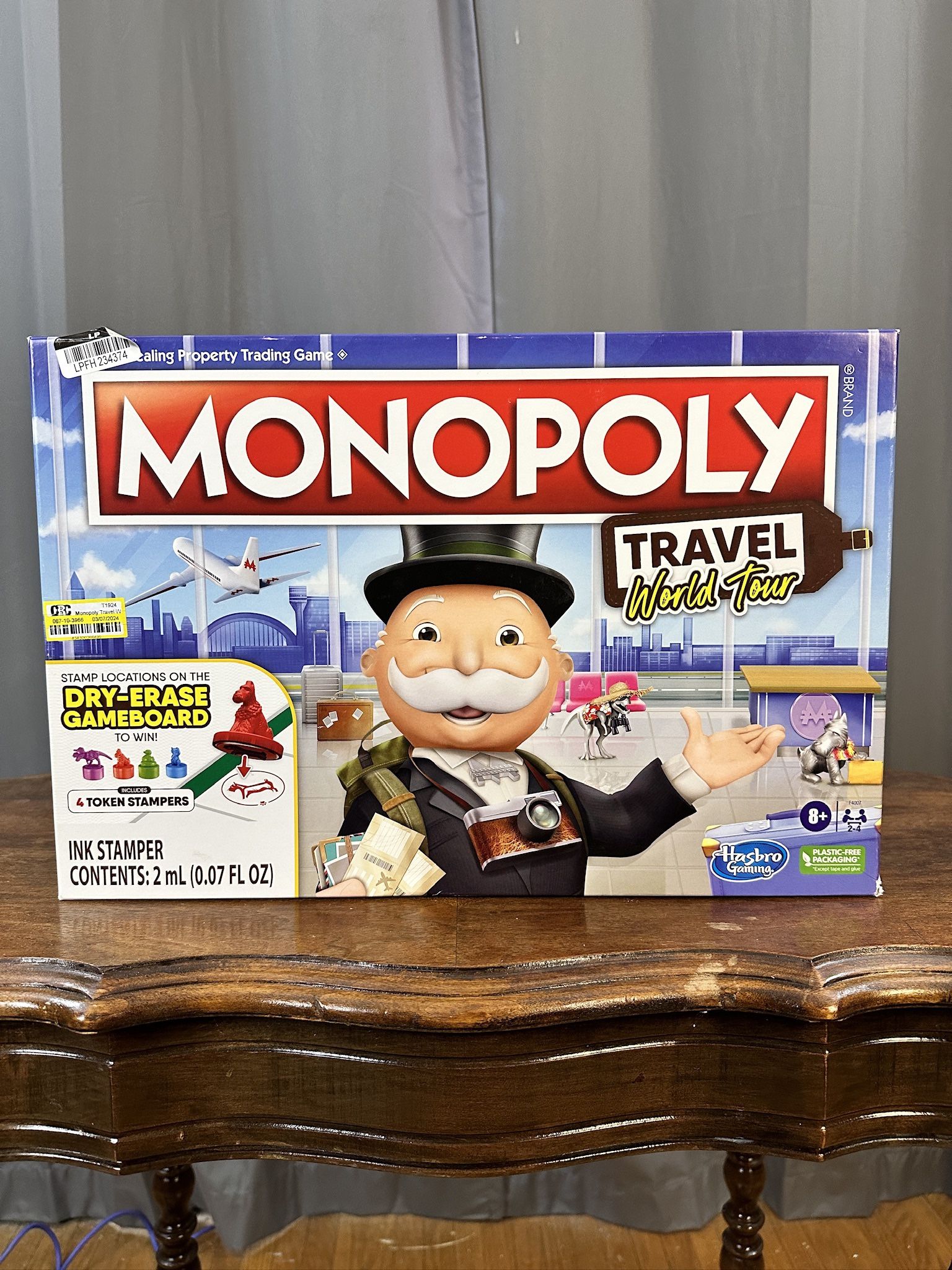 Monopoly Travel World Tour Dry Erase Game