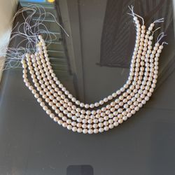 Freshwater Rice Pearl Strands
