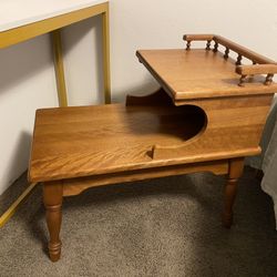 Vintage two tier end / side table