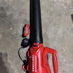CRAFTSMAN 20-volt Leaf Blower 380-CFM 100-MPH Battery Handheld with 2AH Battery and Charger NEW