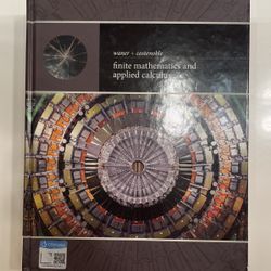 Finite Mathematics and Applied Calculus - 7e - Waner + Costenable