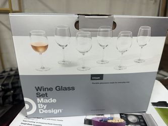 6 ct. wine glass set