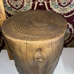 Faux Stump Table (New In box)