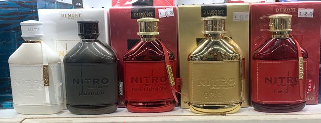 Perfume Domunt Paris “nitro pour Homme” (White,Red intensely, Gold,Red,Platinum)