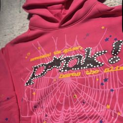 Sp5der Pink P*NK Hoodie