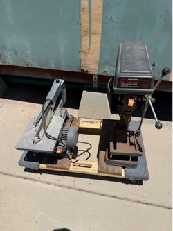 Craftsman 8” drill press and 16” Scroll saw both work great!