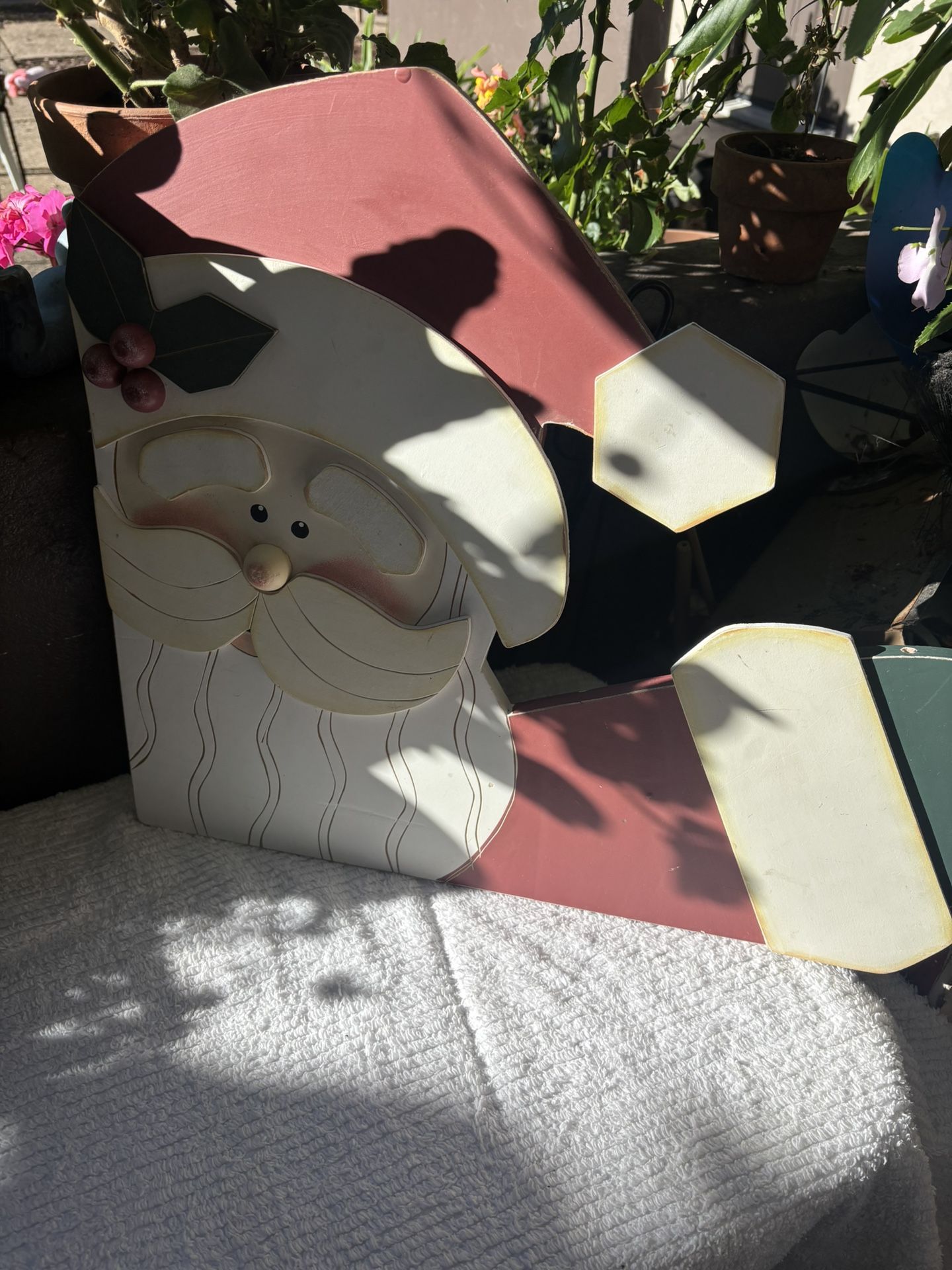 Santa Claus Handcrafted Wall Art