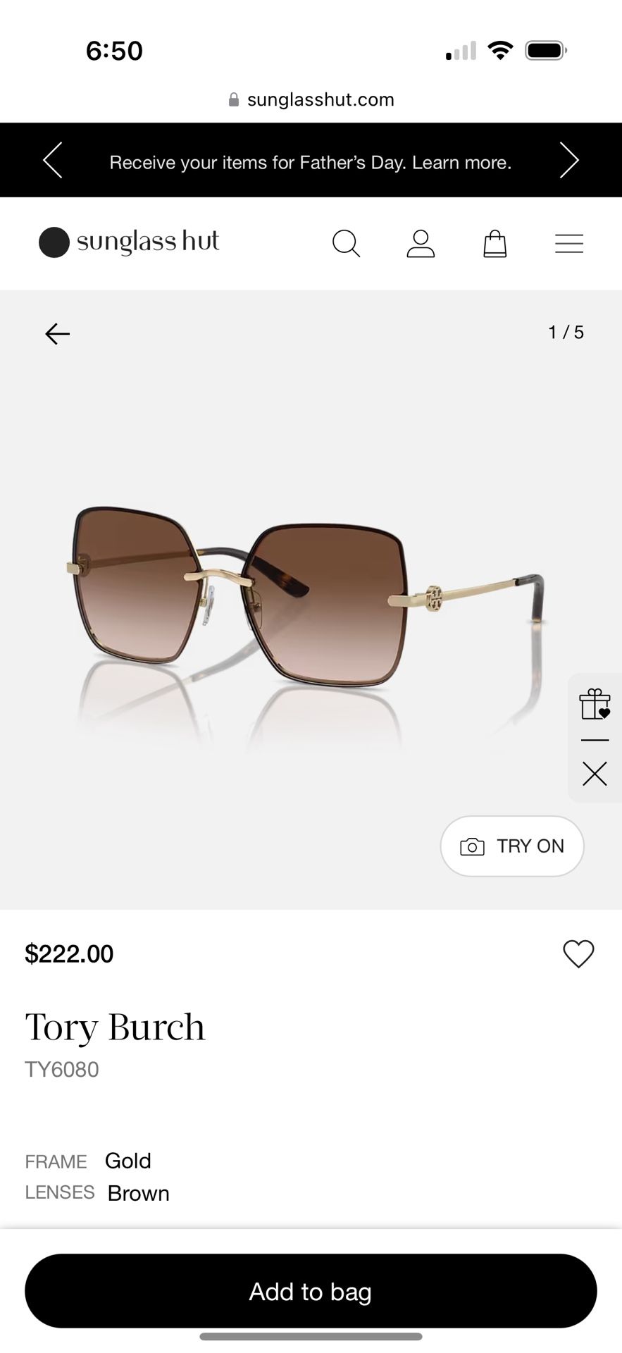 Tory Burch Sunglasses