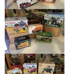 Over 100 Unopened Vintage Toy Trucks And Tractors