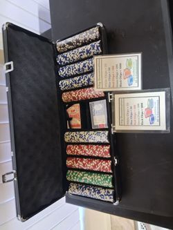 Vintage Poker chip set