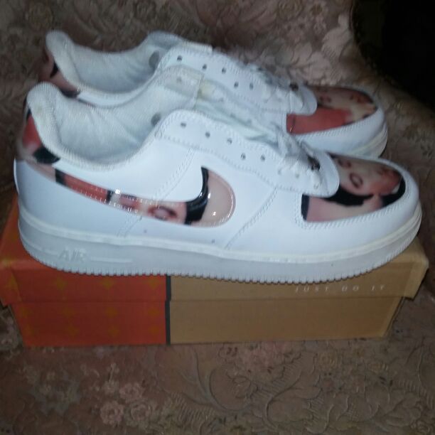Like New NIKE AIR FORCE 1 AF1 AL PACINO SCARFACE SHOES Sz. 12