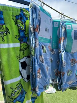 DISNEY TOY STORY + CARS BLANKETS