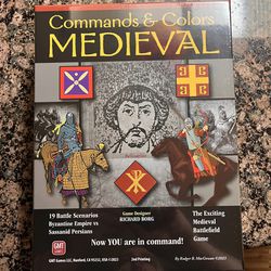GMT Medieval Board Game 2nd Printing New