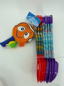 New 7-Piece Kids Sand Toy Bundle – Disney Sand Shovels + Paddle Ball Set – $15