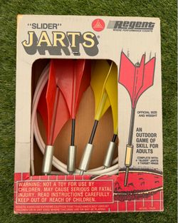 Vintage Regent “Slider” Jarts Lawn Game Adult 70s 80s Toys