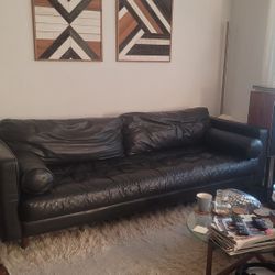 Leather couch