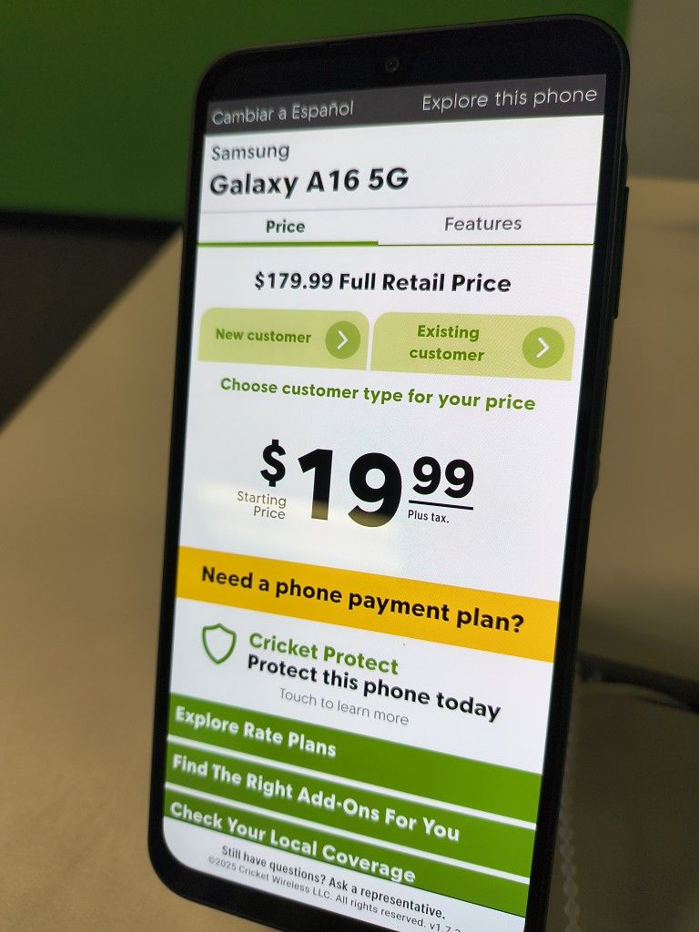 ¡OFERTAS INCREÍBLES EN TELÉFONOS 5G EN CRICKET WIRELESS! 🔥